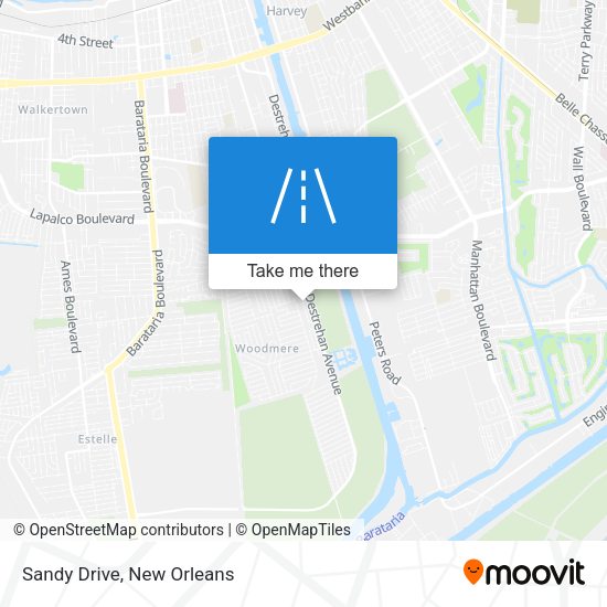 Mapa de Sandy Drive