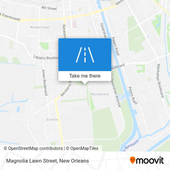 Magnolia Lawn Street map