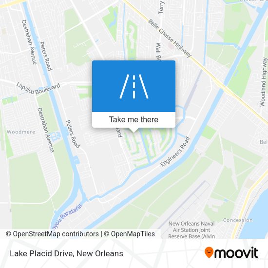 Lake Placid Drive map