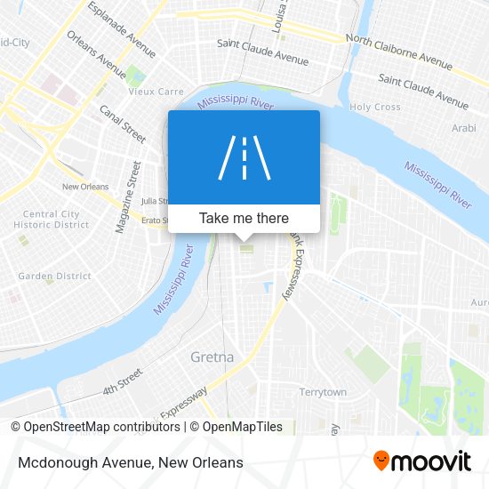Mapa de Mcdonough Avenue