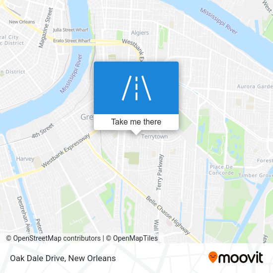Mapa de Oak Dale Drive