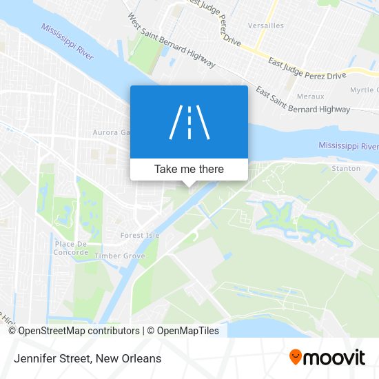 Jennifer Street map