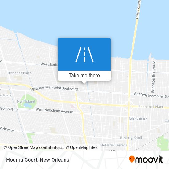Mapa de Houma Court