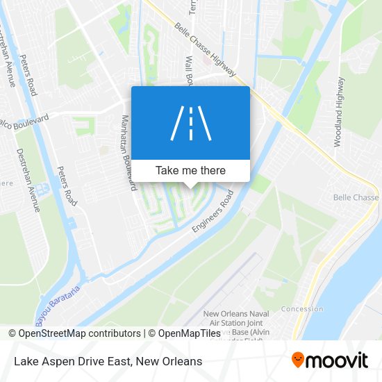 Lake Aspen Drive East map