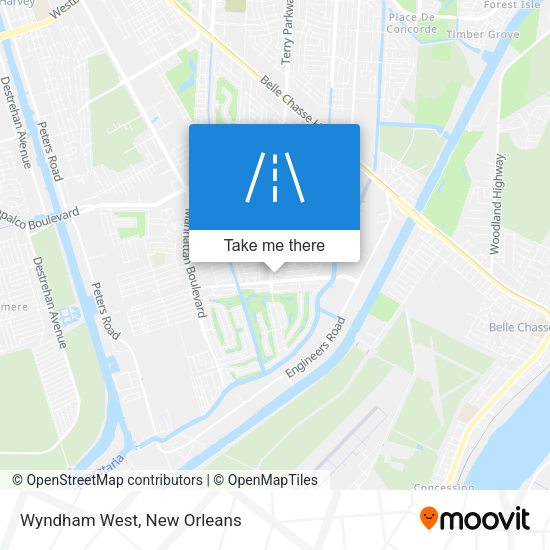 Mapa de Wyndham West