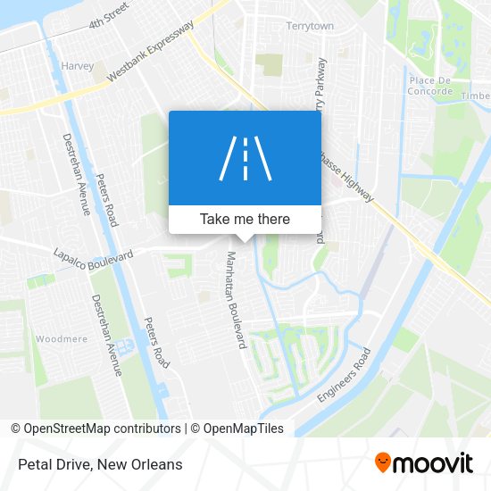 Mapa de Petal Drive