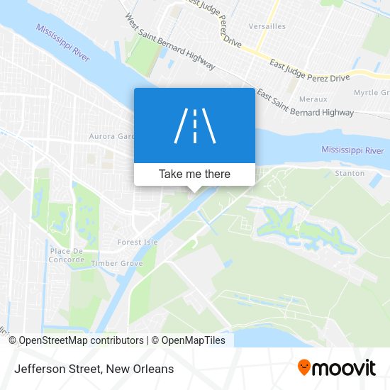 Jefferson Street map
