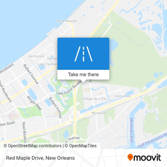 Red Maple Drive map
