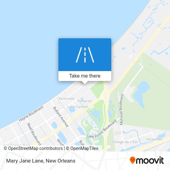 Mapa de Mary Jane Lane