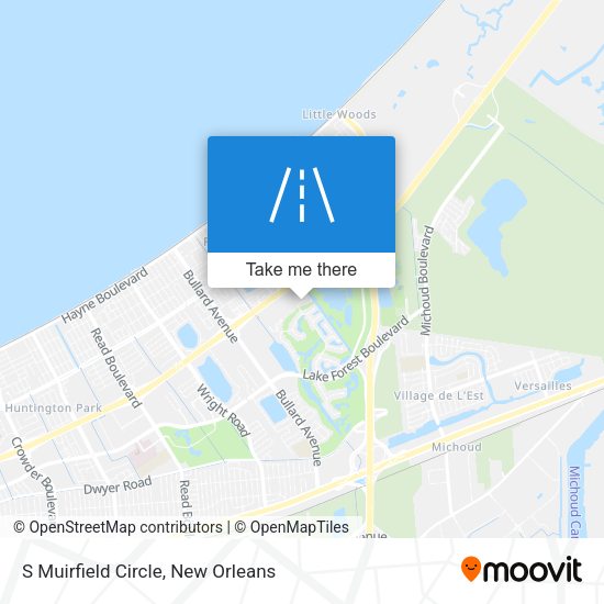 S Muirfield Circle map