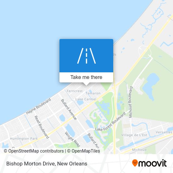 Bishop Morton Drive map