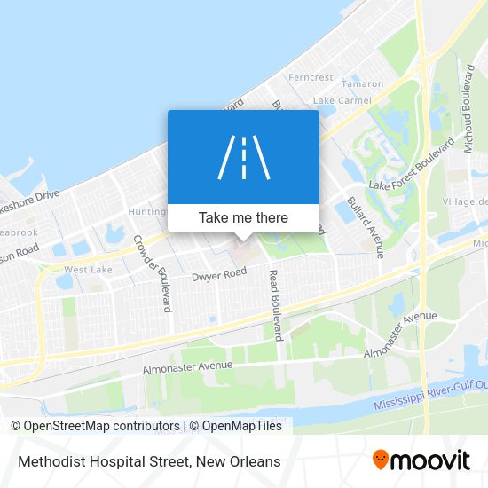 Mapa de Methodist Hospital Street