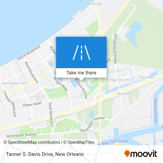 Tanner S. Davis Drive map