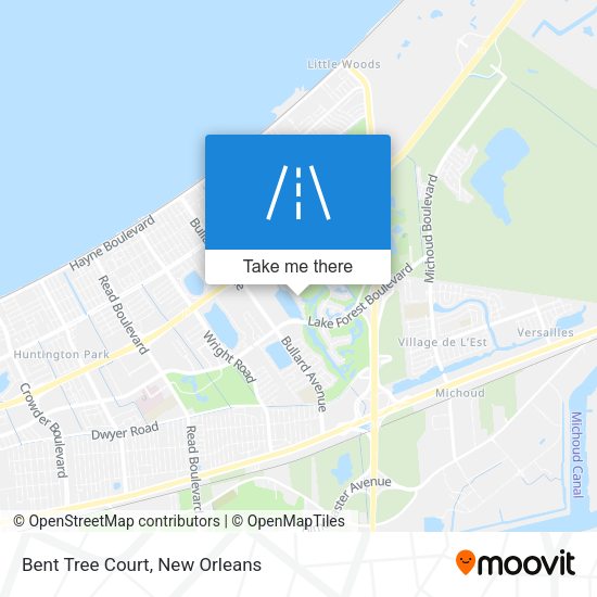 Bent Tree Court map