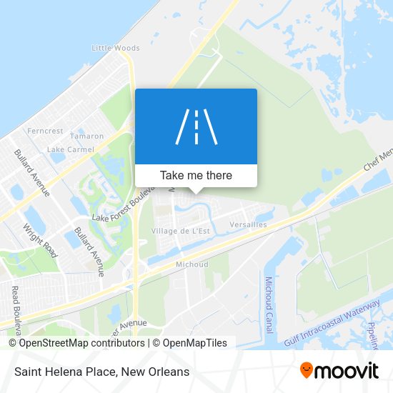 Saint Helena Place map