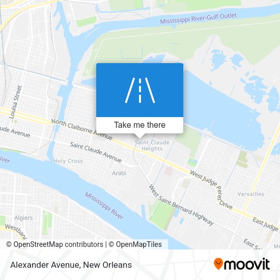 Mapa de Alexander Avenue