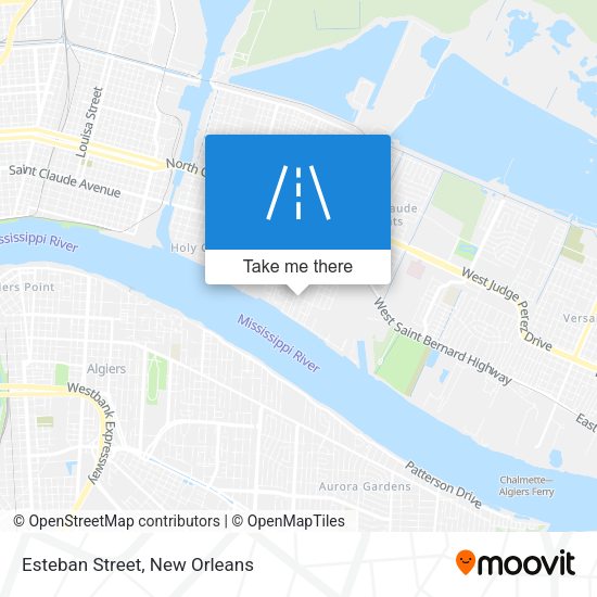 Mapa de Esteban Street