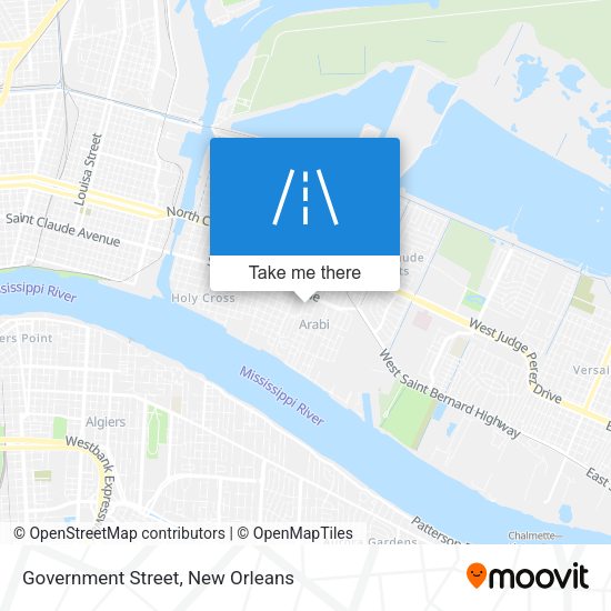 Government Street map