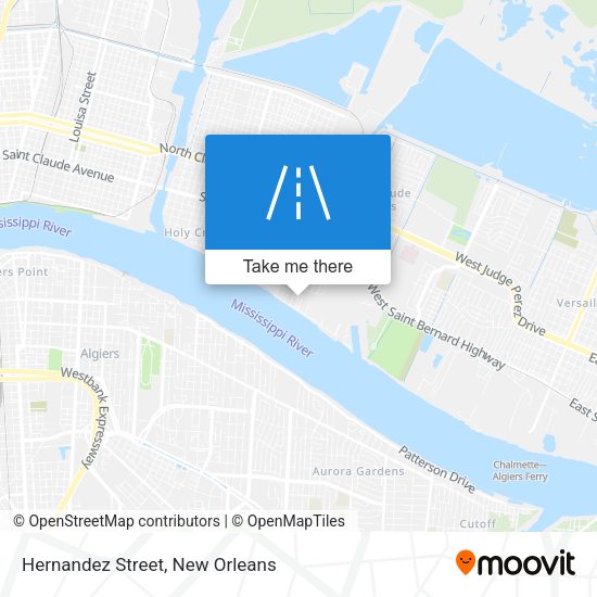 Hernandez Street map