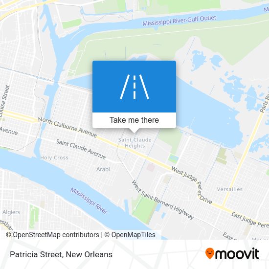 Mapa de Patricia Street
