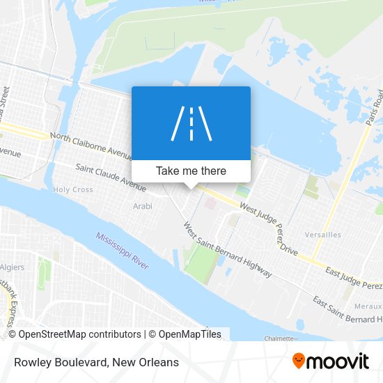 Rowley Boulevard map