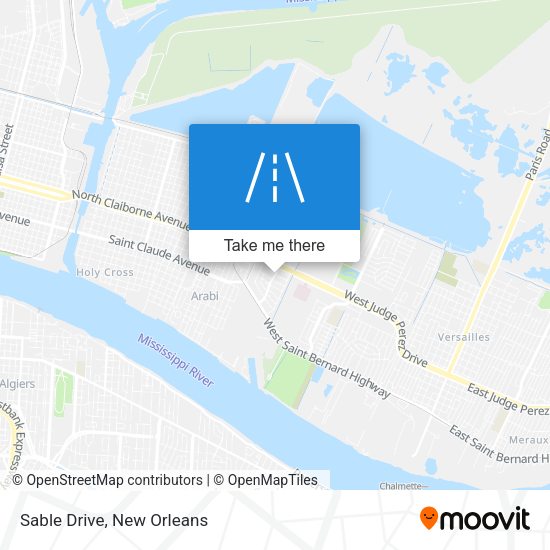 Mapa de Sable Drive