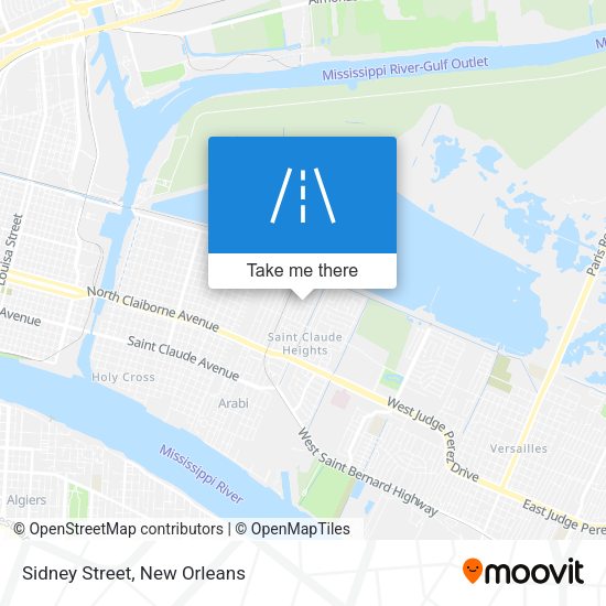 Mapa de Sidney Street
