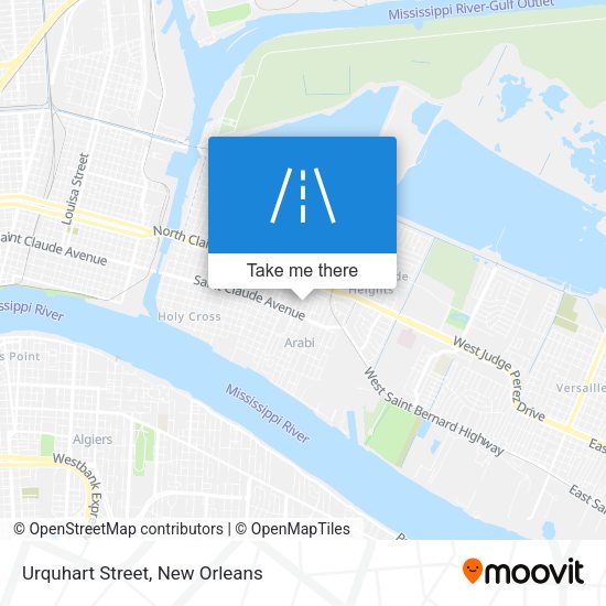 Urquhart Street map