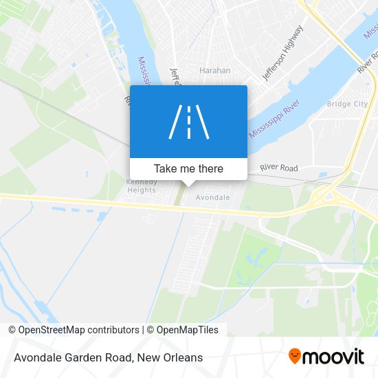 Mapa de Avondale Garden Road