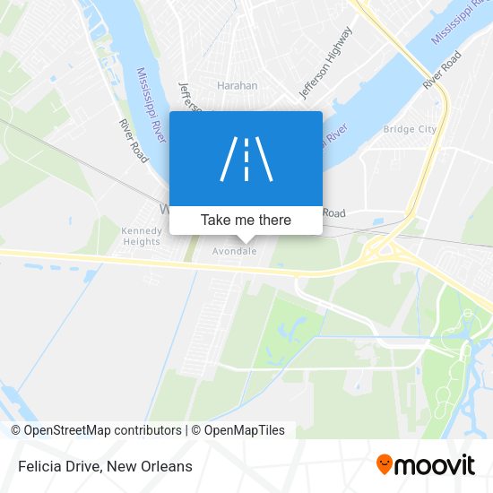 Mapa de Felicia Drive