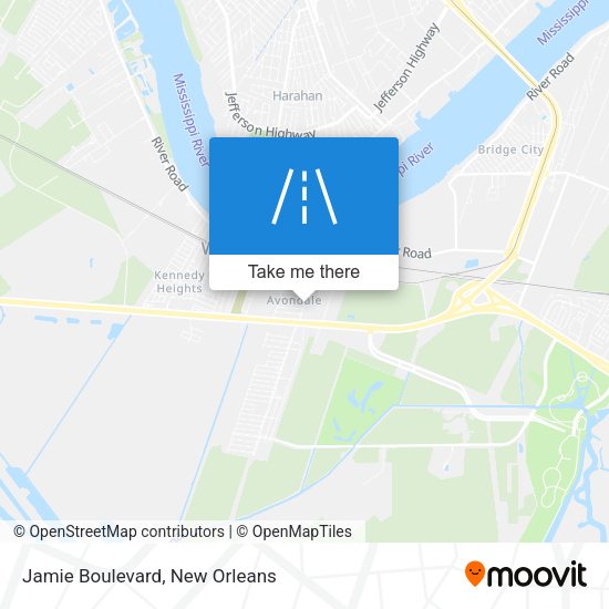 Mapa de Jamie Boulevard