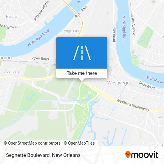 Segnette Boulevard map