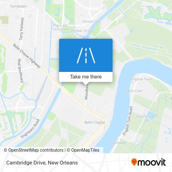 Cambridge Drive map