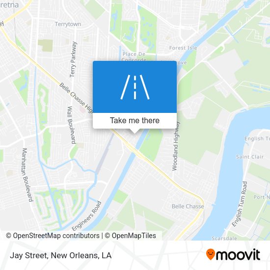 Mapa de Jay Street