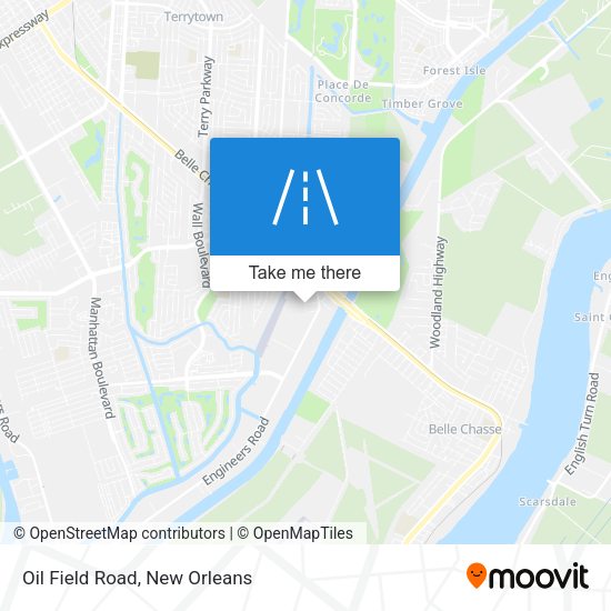 Mapa de Oil Field Road