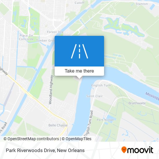 Park Riverwoods Drive map
