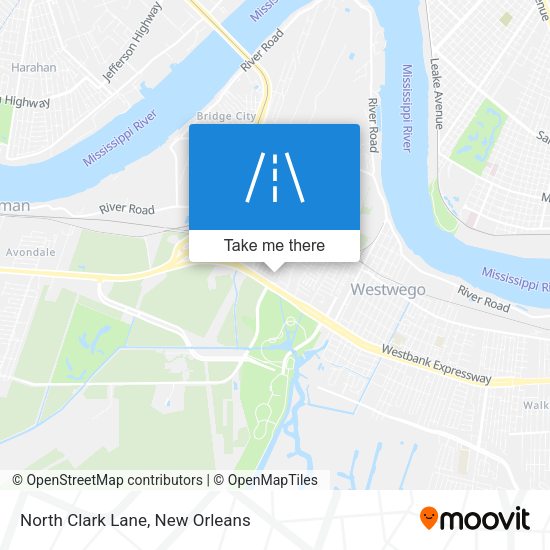 Mapa de North Clark Lane
