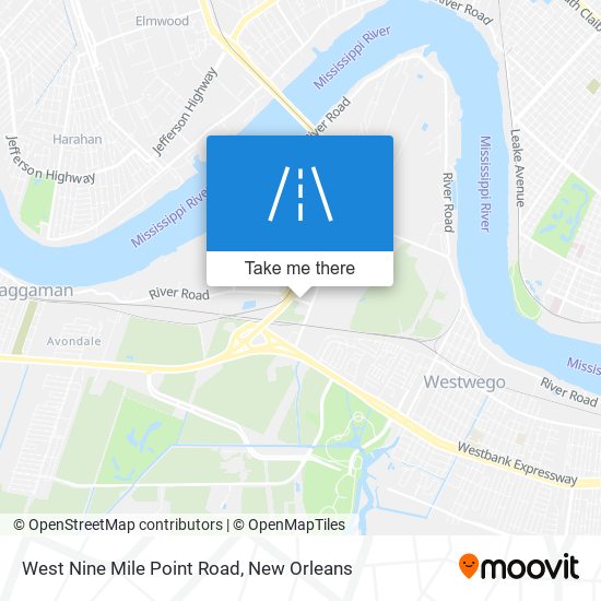 West Nine Mile Point Road map