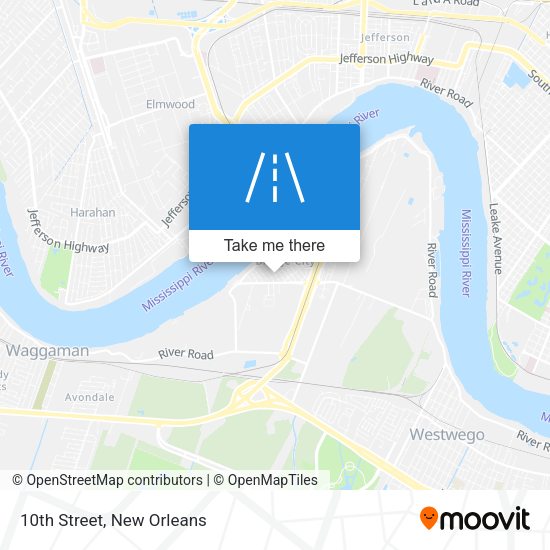 Mapa de 10th Street