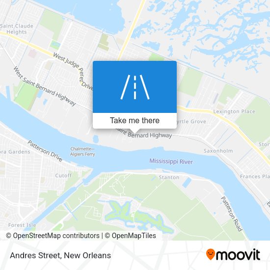 Mapa de Andres Street