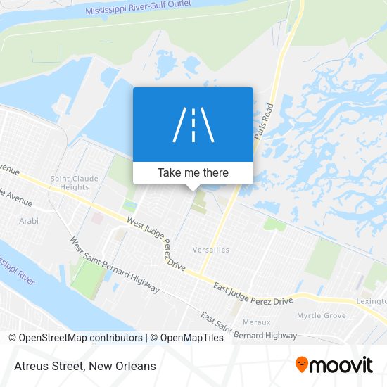 Mapa de Atreus Street