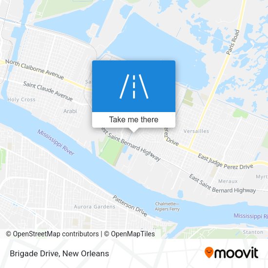 Mapa de Brigade Drive