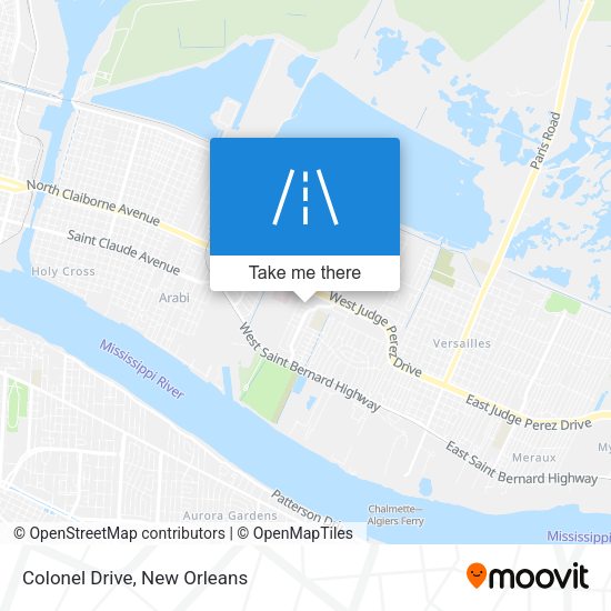 Mapa de Colonel Drive