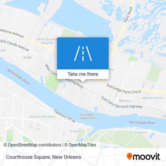 Mapa de Courthouse Square