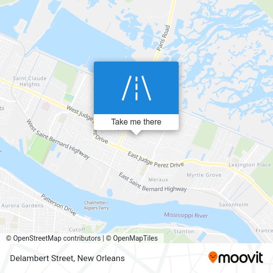 Delambert Street map