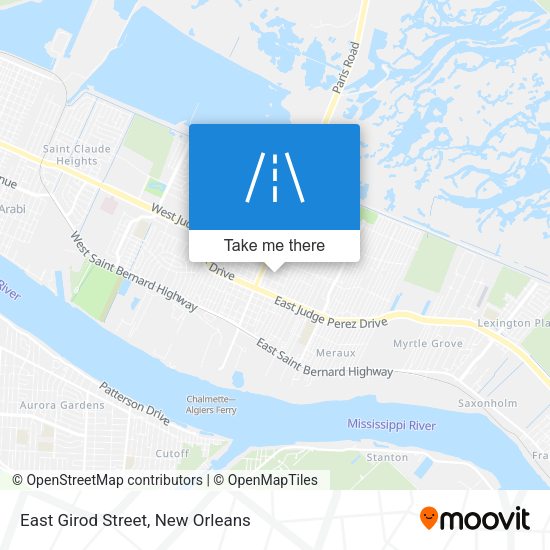 Mapa de East Girod Street