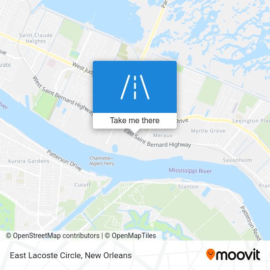 East Lacoste Circle map