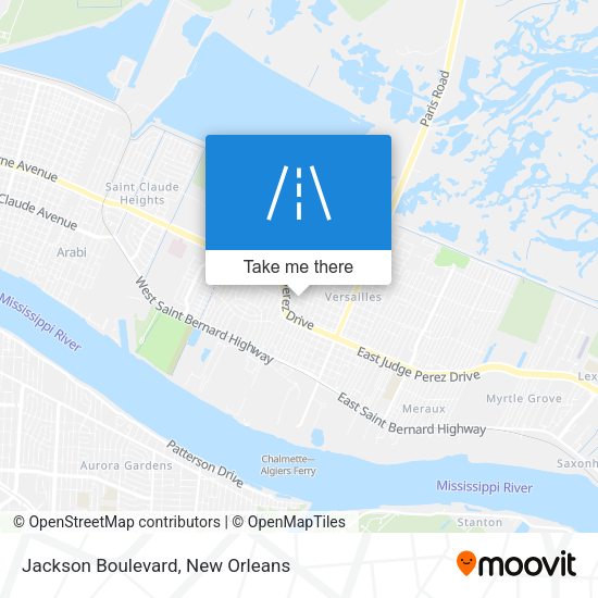 Mapa de Jackson Boulevard