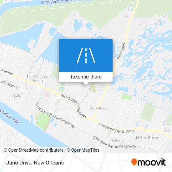 Mapa de Juno Drive