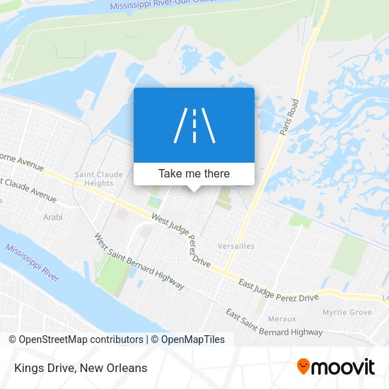 Mapa de Kings Drive